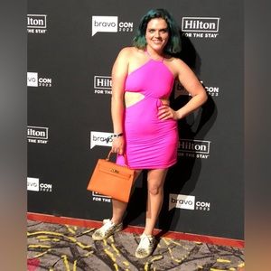 SKIMS Fits Everybody cut out halter dress